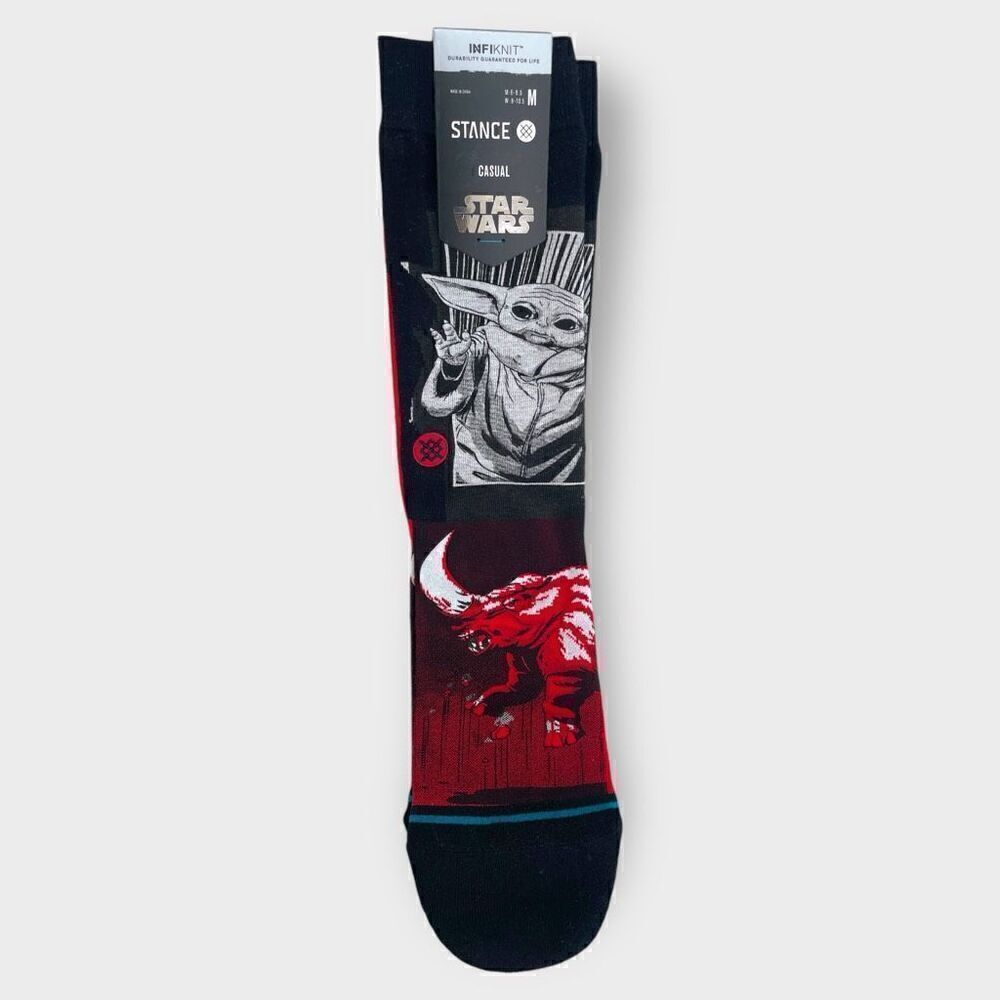 STANCE Star Wars x Manga Mudhorn Crew Socks Mens size Medium (6-8.5) New